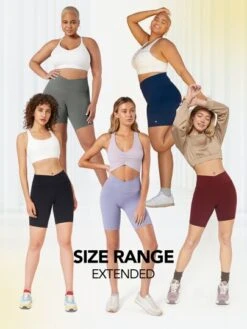 GLOWMODE 8" FeatherFit™ Crossover Biker Shorts Breathable Cycling Running Gym Workout -Sculptive Wear 166020826941fafc4a61c9650e7324888ad31eb8f3 thumbnail 405x552