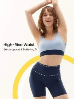 GLOWMODE 6" FeatherFit™ High-Waist Biker Shorts Breathable Cycling Running Gym Workout -Sculptive Wear 167671331875c10ac01ccfe88da089263f52a293e2 thumbnail 405x552