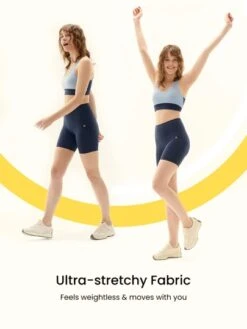 GLOWMODE 6" FeatherFit™ High-Waist Biker Shorts Breathable Cycling Running Gym Workout -Sculptive Wear 1676713321f4206fb366e6f1a9cbcfc4ef79976dc7 thumbnail 405x552