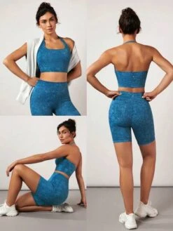 GLOWMODE DenimFlexy Hottie Halter Stretchy Sports Bra -Sculptive Wear 1683181833857c41210b40ad5a36e33484778695d6 thumbnail 405x552