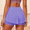 SHEIN Leisure Solid Drawstring Waist Sports Shorts -Sculptive Wear 1683521045c59084376d71dd09192244a3c351bdfa thumbnail 405x552