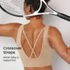 GLOWMODE FeatherFit™ Crisscross Back Strap Corset-Effect Sports Bra -Sculptive Wear 1683803916205aab8527b19f48ff58882ab492b143 thumbnail 405x552