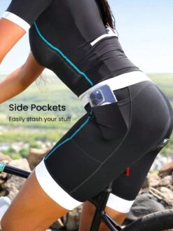 GLOWMODE 8" Padded Cycling Shorts With Pockets Pading Cycling Spinning Biker Bicycle -Sculptive Wear 1686309897bf6decd4c36fa190f994dbb6686ca63c thumbnail 405x552