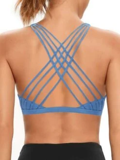 Criss Cross Back Sports Bra -Sculptive Wear 1686646705f7f9431fccf762376cdd9931bf3bb0cd thumbnail 405x552