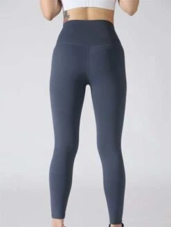 Women's Yoga Pants Sports Leggings, High Waist And Compression, One-piece Design
