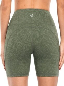 Wide Waistband Phone Pocket Side Sports Shorts