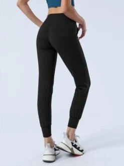 Elastic Ankle Cropped Athletic Yoga Pants -Sculptive Wear 1687327479569c4e2229180fe0c2eb0f7dcc03e0a3 thumbnail 405x552