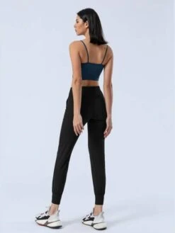 Elastic Ankle Cropped Athletic Yoga Pants -Sculptive Wear 16873274796cd01319b41ab463cad8e795753abb39 thumbnail 405x552