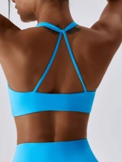 Solid Cut Out Back Sports Bra -Sculptive Wear 1688118298bb84558cfc6d8ea6c502573d0637ca37 thumbnail 405x552