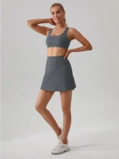 Women's Sports Skirt With Built-in Shorts, Suitable For Tennis, Golf -Sculptive Wear 16881187376c7838dd0aa5477a53b65c1e7166a79c thumbnail 405x552