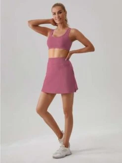 Women's Sports Skorts With Built-in Shorts, Perfect For Tennis, Golf -Sculptive Wear 1688118876c4c3491c771a0617910892c3c9c645bc thumbnail 405x552