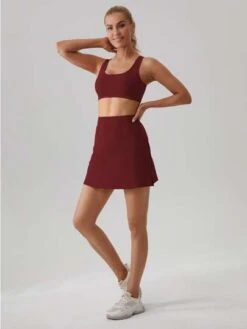 Women's Sports Skorts With Phone Pocket, For Tennis And Golf -Sculptive Wear 16881192646497893f57f464ca76fd3b7eb277caf9 thumbnail 405x552