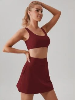 Women's Sports Skorts With Phone Pocket, For Tennis And Golf -Sculptive Wear 16881193579add392def622256f6efded7b62415f9 thumbnail 405x552