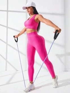 Seamless High Stretch Crisscross Back Sports Set