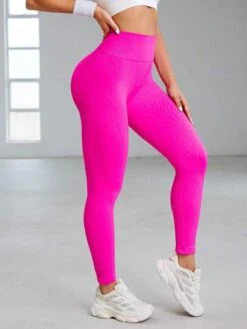 High Stretch Wide Waistband Sports Leggings -Sculptive Wear 16883512526a148a484744e6111d1b4142bf2050ec thumbnail 405x552