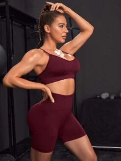 Crisscross Backless Wide Waistband Sports Set -Sculptive Wear 168836525625f75c3929be42dd7dc6def2ee49b4e0 thumbnail 405x552