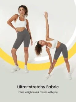 GLOWMODE 10" FeatherFit™ Cyclist Anti Roll-Down Bike Shorts Breathable Running Gym Workout -Sculptive Wear 1688366128836952a77e5d193b14d6e2b675861b88 thumbnail 405x552