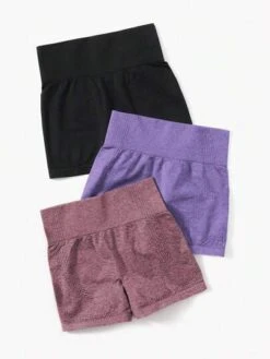 3pcs Wide Waistband Sports Shorts -Sculptive Wear 16883752447dd73c4ae3a62914c989ca69645810e1 thumbnail 405x552