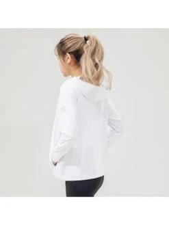 Women's Full Coverage Uv Protection Jacket Long Sleeve Upf 50+ Sun Protection Shirt Quick Dry Sport Outdoor Hooded Jacket White -Sculptive Wear 1688394212b0dfeb3cdfa9acbe983c88e3bf327f42 square thumbnail 405x552