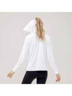 Women's Full Coverage Uv Protection Jacket Long Sleeve Upf 50+ Sun Protection Shirt Quick Dry Sport Outdoor Hooded Jacket White -Sculptive Wear 1688394212eb8aa1e48e86cfc6aa9bdf5c9fc9f39a square thumbnail 405x552