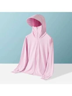 Women's Full Coverage Uv Protection Jacket Upf 50+ Long Sleeve Sun Protection Daily Shirt Quick Dry Sportswear Outdoor Hooded Jacket Pink -Sculptive Wear 168839427707080061e35adad21cc8dd50797bf76d square thumbnail 405x552