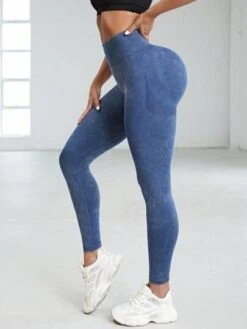 Tie Dye Wideband Waist Scrunch Butt Sports Leggings -Sculptive Wear 16884781515ad723c7e03501c7abd319950f6c7b82 thumbnail 405x552