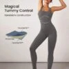 GLOWMODE 25" FeatherFit™ Tummy Control Gym Bodysuit -Sculptive Wear 16885361564e56b054db58f102051ffd6b51976950 thumbnail 405x552