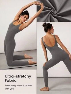 GLOWMODE 25" FeatherFit™ Tummy Control Gym Bodysuit -Sculptive Wear 16885361658ba979b000ac52642aaedcc6bc62f047 thumbnail 405x552