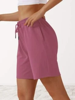 Women's Yoga Straight Leg Drawstring Shorts -Sculptive Wear 168854461919467244ea9f278b8b5bd286b775628a thumbnail 405x552