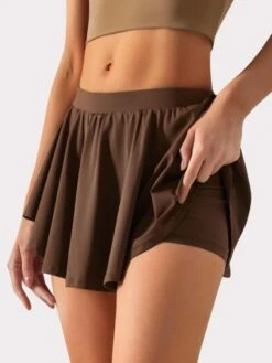 VUTRU Women's Fake Two Piece Anti-Light Running Skort -Sculptive Wear 16885490900ffb4fb8ed0481e0825cf706b3d6a9aa thumbnail 405x552