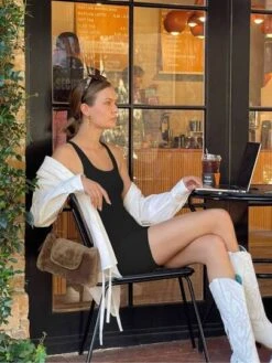 Solid Cut Out Backless Sports Romper -Sculptive Wear 16886064446aa1b50d248d9bbafb06e7fdb16c39f7 thumbnail 405x552