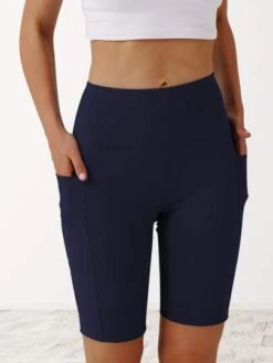 Women's Tight Yoga Shorts High Waist Pocket Sports Biker Shorts -Sculptive Wear 16886340520aacd7c043123f28c33646f5f37ecf01 thumbnail 405x552