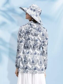 1pc Outdoor Women's Sun Protective Jacket, Compact & Portable