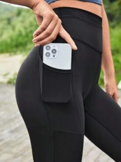 SHEIN Leisure Wideband Waist Sports Leggings -Sculptive Wear 168870773410f67570d9f9e8b3f9b5fbe1e154f91b thumbnail 405x552