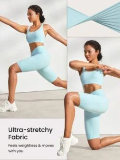 GLOWMODE 10" FeatherFit™ Cyclist Anti Roll-Down Bike Shorts Breathable Running Gym Workout -Sculptive Wear 1688715353faf54f4a918188233e45665ed776be96 thumbnail 405x552