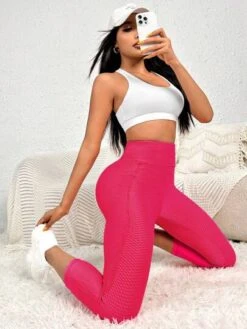 Wide Waistband Waist Capri Sports Leggings -Sculptive Wear 16887169601844a36b3c0b5c2e85b2e23cfa1d620b thumbnail 405x552
