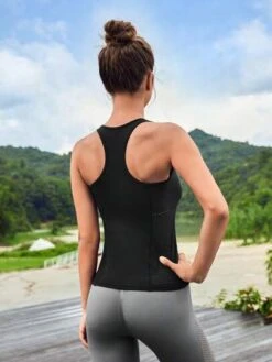 SHEIN Leisure Solid Sports Tank Top -Sculptive Wear 16887183715c580194f3e336192f8a26f6589c8de9 thumbnail 405x552