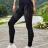 SHEIN Leisure Hollow Out Wideband Waist Sports Leggings -Sculptive Wear 168872876654d63d90c066f69a1b0e09d0fe0c6c9f thumbnail 405x552