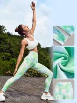 SHEIN Leisure Tie Dye Wideband Waist Sports Leggings -Sculptive Wear 1688729148342731e48fd1edd17c943ac54b6d65df thumbnail 405x552