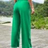 SHEIN Leisure Contrast Piping Slant Pocket Sports Pants