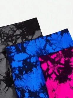 3pcs Tie Dye Wideband Waist Sports Leggings -Sculptive Wear 16889595251fb8d545f15622122533a6027fa7ee2a thumbnail 405x552