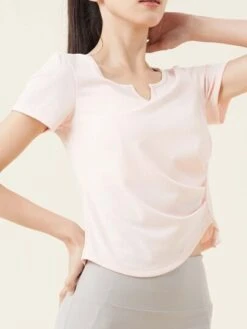 361 Sports Top For Women, New Summer Loose Breathable Short Sleeve Quick-Drying T-Shirt For Running, Fitness, Yoga -Sculptive Wear 1688961274a6a893d45ea34873b6d146a6c1052dba thumbnail 405x552