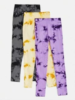 Yoga Trendy 3pcs Tie Dye Wideband Waist Seamless Sports Leggings -Sculptive Wear 1688970539d1e0c6a7cf668dcb8882aabb97a1e80f thumbnail 405x552
