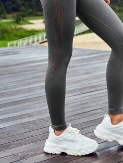 SHEIN Leisure Seamless Wide Waistband Sports Leggings -Sculptive Wear 1688972954a5df123301ebdec351fb5010d4434dff thumbnail 405x552