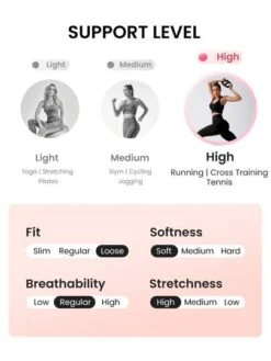 SHEIN Leisure Solid Tennis Sports Skort With Phone Pocket -Sculptive Wear 16889732350d3579f41fdba03fb6850a4cbb0788a3 thumbnail 405x552