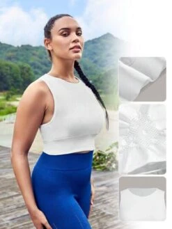 SHEIN Leisure Plus Solid Sports Bra -Sculptive Wear 1689077039754297db787e651ae4fe580966a47537 thumbnail 405x552