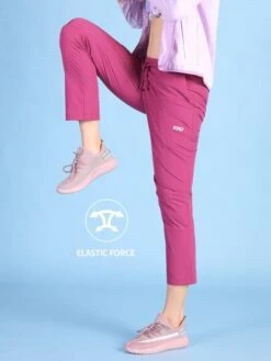 Women's Sports Outdoor Pants Cool Breathable Quick-Drying Pants Thin Section Sports Cropped Pants
