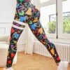 Heart Print Wideband Waist Sports Leggings -Sculptive Wear 16891466894f6cdf221c9c84f78905a4968992738e thumbnail 405x552