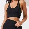 Women's Criss Cross Sports Bra With Beautiful Back