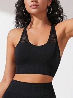 Women's Criss Cross Sports Bra With Beautiful Back -Sculptive Wear 16891495460d84a6f385cf7b6bd84f732a9404ab49 thumbnail 405x552